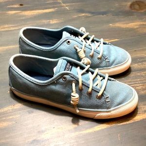 Sperry Dusty Blue boat shoe